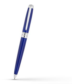 Шариковая ручка S.T. Dupont LINE D Eternity, палладий, синий лак  425016M Шариковая ручка S.T. Dupont LINE D Eternity, палладий, синий лак  425016M