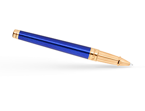 Ручка чернильная S.T. Dupont Ручка LINE D Eternity, роз.позолота, синий лак  422030L