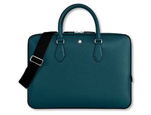 Сумка для документов Montblanc MB Sartorial тонкая, кипрский синий  198853