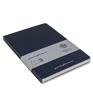 Тетрадь принт PF синяя Pininfarina 14х21см кам бумага, 64 л, линов, тв обл  NB1421HDRUBL