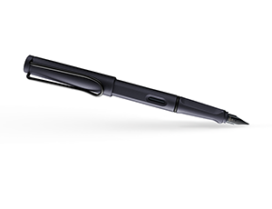 Ручка перьевая EF Lamy 0E2 safari, Steel Black, EF  4038792