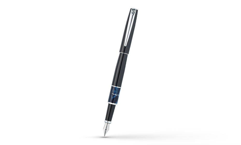 Перьевая ручка F Pierre Cardin Libra черный корпус, синяя вставка  PC3400FP-02 PC3400FP-02 