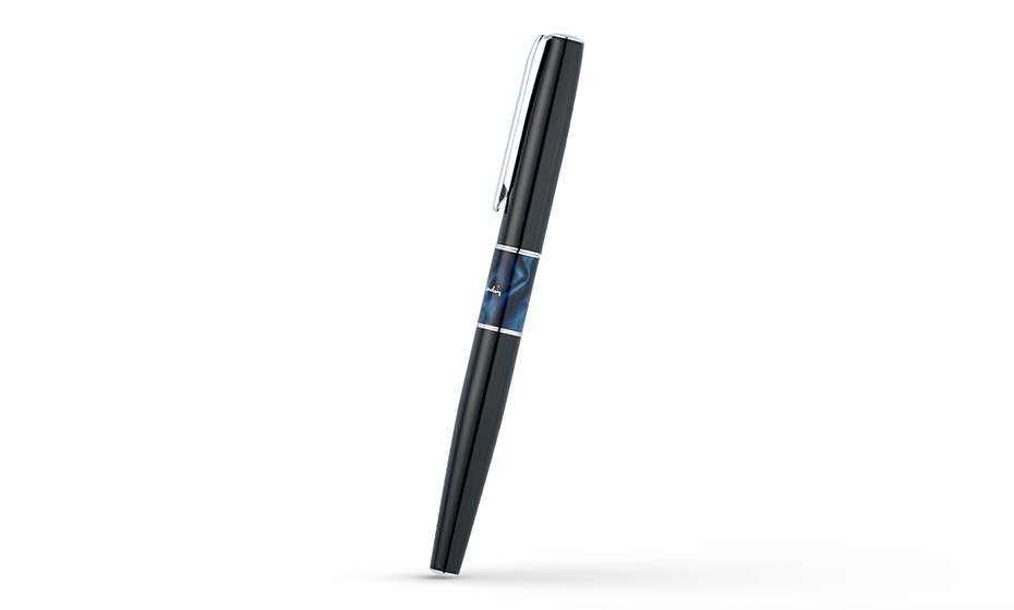 Перьевая ручка F Pierre Cardin Libra черный корпус, синяя вставка  PC3400FP-02 PC3400FP-02 