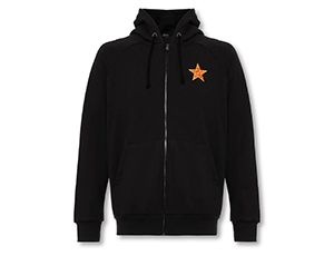 Толстовка на молнии Gourji Отличник черная XXL  822477/BLK-XXL