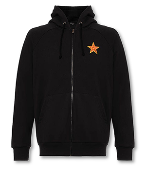 Толстовка на молнии Gourji Отличник черная XXL  822477/BLK-XXL