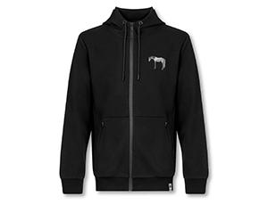 Толстовка на молнии Gourji Ежик в тумане черная L  822320-BLK/L