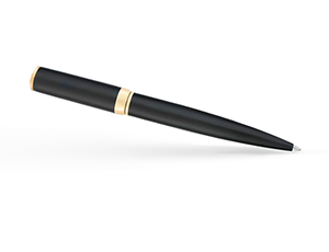 Шариковая ручка Hugo Boss Arche Double B Black & Gold  HSC5204A