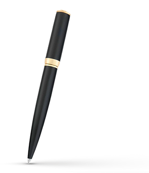 Шариковая ручка Hugo Boss Arche Double B Black & Gold  HSC5204A Шариковая ручка Hugo Boss Arche Double B Black & Gold  HSC5204A