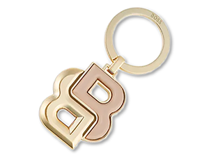 Брелок для ключей Hugo Boss Double B Nude  HAK520Q