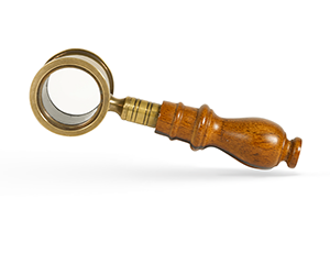 Увеличительное стекло Authentic Models с двумя линзами  AC054