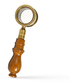 Увеличительное стекло Authentic Models с двумя линзами  AC054