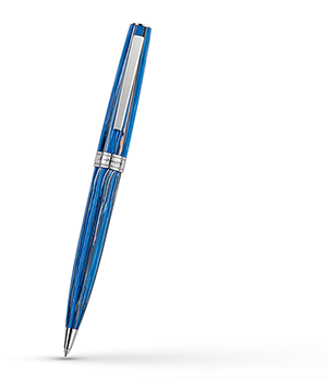 Шариковая ручка Montegrappa ARMONIA синяя с прожилками смола  ISA1RBAB_6