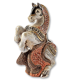 Статуэтка De Rosa Конь с красным седлом  F258G