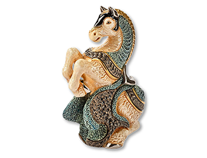 Статуэтка De Rosa Конь с синим седлом  F258W