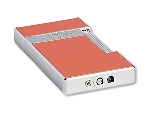 Зажигалка S.T. Dupont SLIMMY хром, коралловый лак  28006