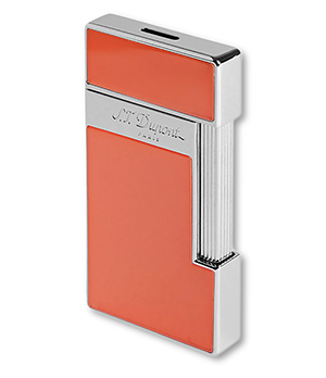 Зажигалка S.T. Dupont SLIMMY хром, коралловый лак  28006