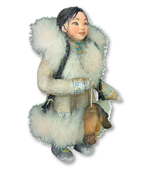 Ватная игрушка Новогодние игрушки Северянка  ВИ97