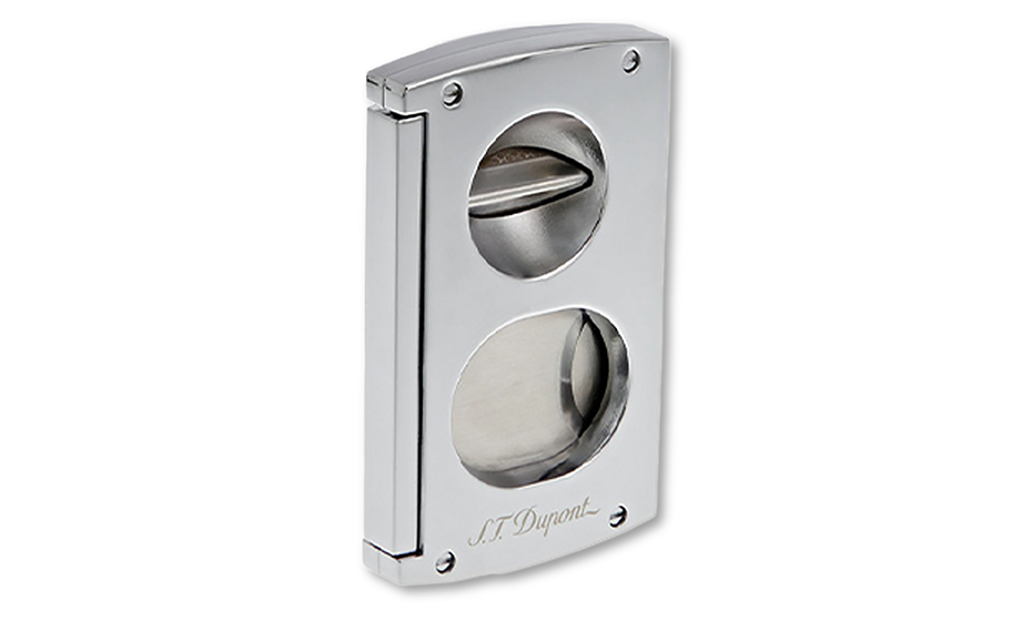 Гильотина для сигар S.T. Dupont двойное лезвие, хром  3418 3418 