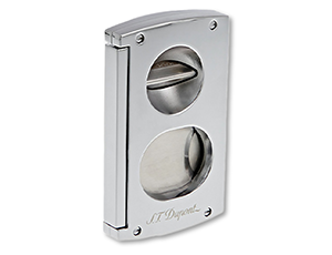 Гильотина для сигар S.T. Dupont двойное лезвие, хром  3418