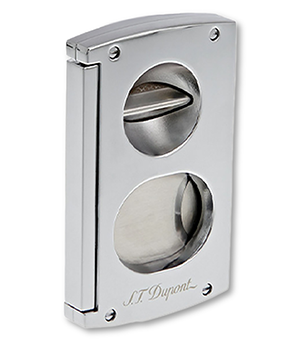 Гильотина для сигар S.T. Dupont двойное лезвие, хром  3418