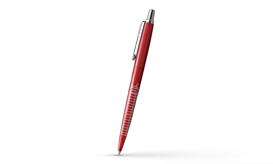 Ручка шариковая Parker Jotter London Red CT синяя  2221603 2221603 