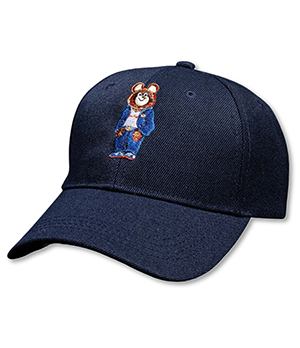 Бейсболка Моя Страна Легендарный мишка, 100% хлопок, цвет темно-синяя  1240101/COT