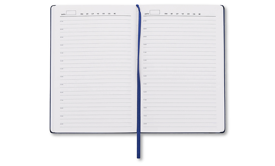 Ежедневник Gourji Пионеры А5 синий с рельефным изображением  112494 112494 