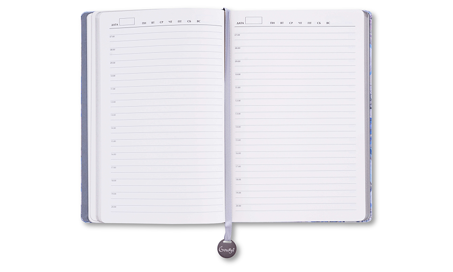 Ежедневник Gourji Санкт-Петербург А5 синий с рельефным изображение  112535 112535 