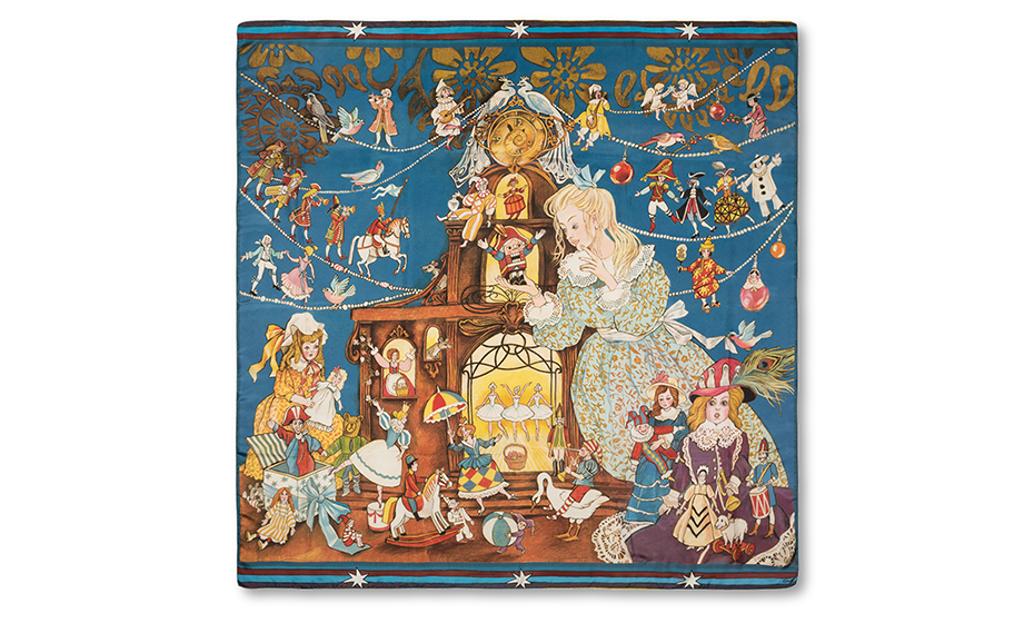 Шаль Щелкунчик Gourji шелк 100% 120х120  91164737-120 91164737-120 