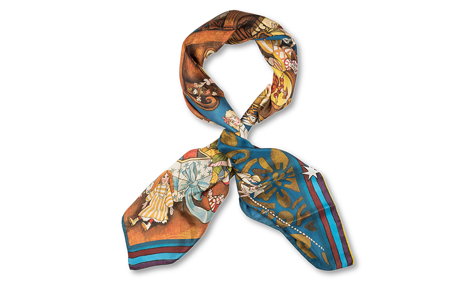 Шаль Щелкунчик Gourji шелк 100% 120х120  91164737-120 91164737-120 