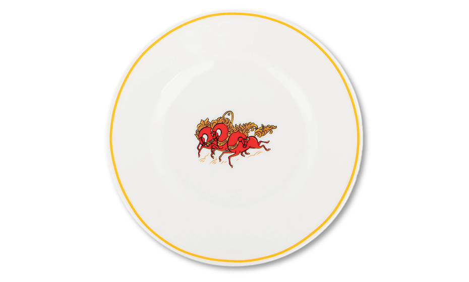 Чайная пара Gourji Русская тройка фарфор белый  434698 434698 