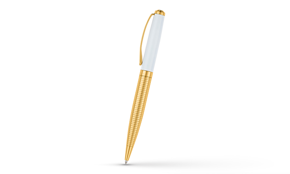 Шариковая ручка Pierre Cardin GOLDEN белый,золотистый  PC8110BP PC8110BP 