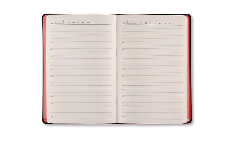 Ежедневник Gourji А5 красный черный  112386 112386 