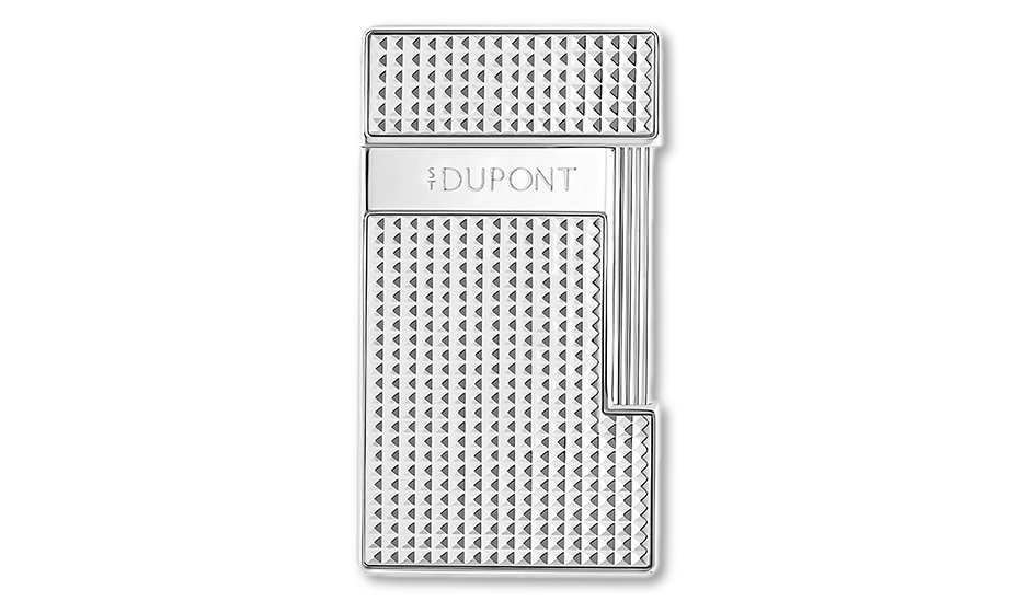 Зажигалка SLIMMY S.T. Dupont хром, бриллиантовое гильоше  28120 28120 
