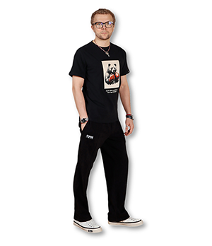 Футболка МЕДВЕДЬ KD Limited Brands В ПЕРЧАТКАХ, черный  велюр р-р 4  1МЕБО04ВЕЛ/4