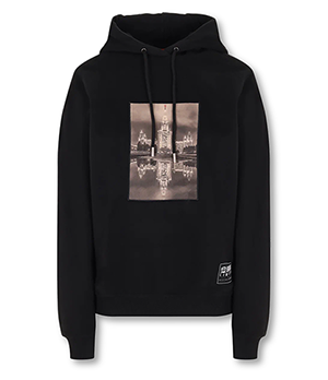 Худи KD МГУ L KD Limited Brands черный, унисекс  2МГУ04/L