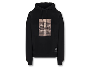 Худи KD МГУ 3XL KD Limited Brands черный велюр, футер 3х-нитка  2МГУ04ВЕЛ/3XL