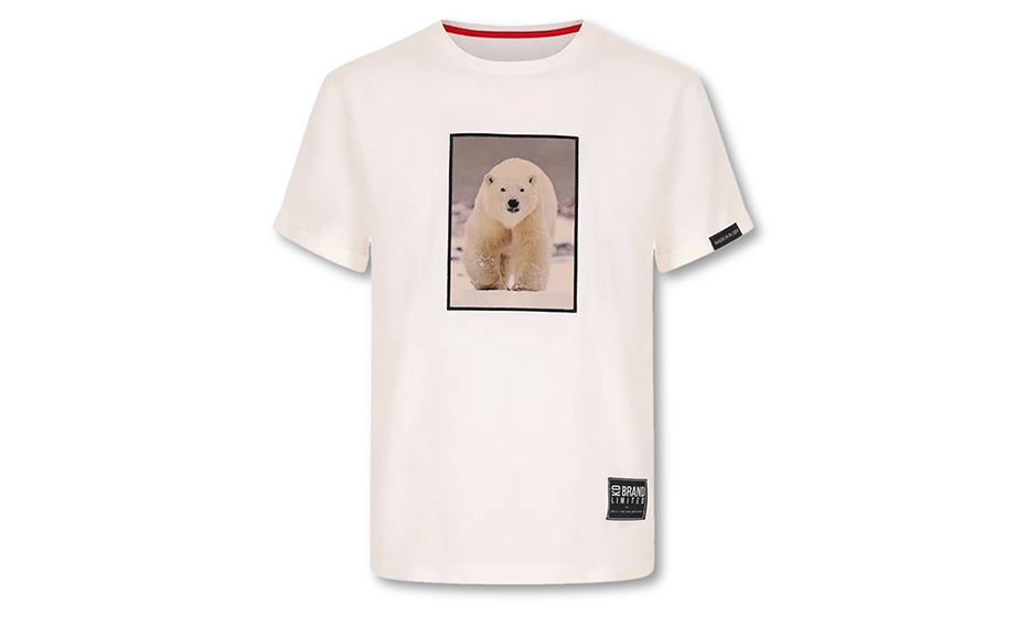 Футболка БЕЛЫЙ МЕДВЕДЬ KD Limited Brands экрю велюр, р-р 2  1БЕМЕ01ВЕЛ/2 1БЕМЕ01ВЕЛ/2 