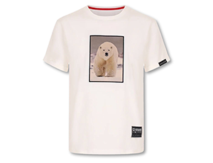 Футболка БЕЛЫЙ МЕДВЕДЬ KD Limited Brands экрю велюр, р-р 2  1БЕМЕ01ВЕЛ/2