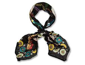 Платок Метро Gourji шелк, 120 х 120 см.  91141537/120