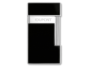 Зажигалка SLIMMY S.T. Dupont хром, черный современный лак  28221