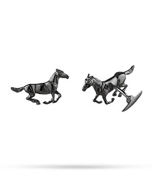 Запонки Gourji Ахалтекинец  ZZ-AHAL-S