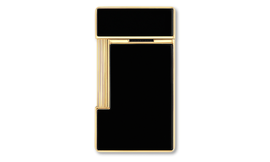 Зажигалка S.T. Dupont SLIMMY позолота, черный современный лак  28222 28222 