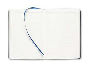 Ежедневник недатированный Parker синий c нанесением Parker  P1114005