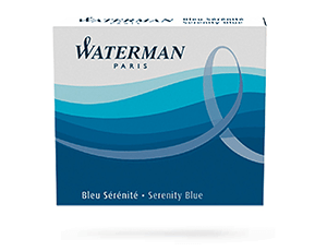 Картриджи Waterman Waterman Blue MINI, 6 штук, синие  S0110950