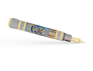 Перьевая ручка Ancora Gagarin (Гагарин), золото 18К, титан, перламутр, п  GAGARIN/FP