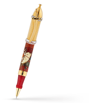 Чернильная ручка Ancora Genghis-Khan (Чингиз-Хан), акриловая смола, роспис  GENGIS-KHAN/RB