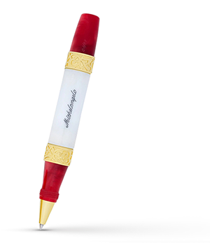 Чернильная ручка Ancora Michelangelo (Микеланджело), акриловая смола, чека  MICHELANGELO RB