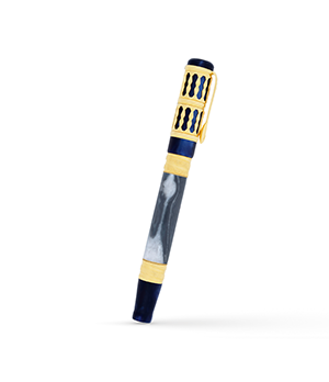 Чернильная ручка Ancora Pisa (Пиза), акриловая смола, позолоченное серебро  PISA RB