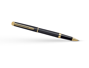 Чернильная ручка Waterman Hemisphere Matt Black GT, матовый лак, позолота 23  S0920750